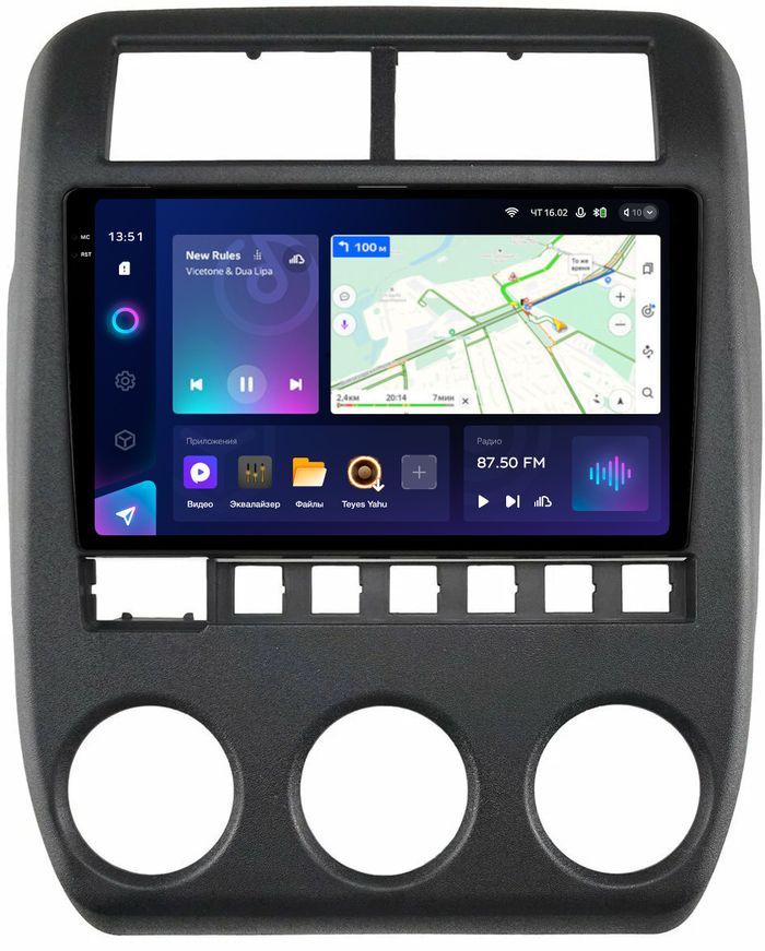 Магнитола для Lada 4x4, Niva Legend, Urban, Bronto 2019-2023+ - Teyes CC3-2K QLed Android 10, Быстрая, SIM-слот, CarPlay