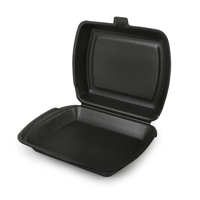 Ланч-Бокс ВСП LBE-1 А односекционный 247*206*70 мм. ЧЕРНЫЙ (100 шт.)