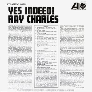 Ray Charles / Yes Indeed! (Mono)(LP)