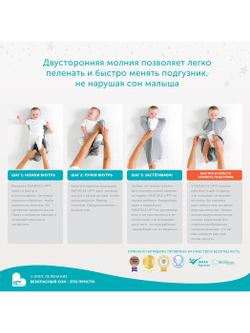 Спальный мешочек 1-го этапа Love To Dream Swaddle UP Bamboo Кремовый
