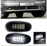 ПТФ 04 (Белый) для Chevrolet Lanos Daewoo Lanos, светодиодные противотуманные фары (2 шт. / комплект)