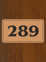 нумерация на дверь