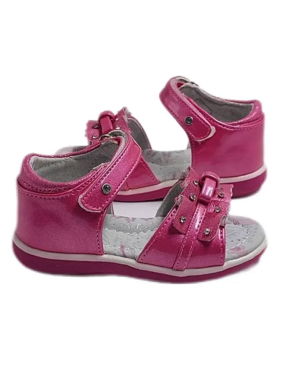 Сандалии для девочки детские на липучке