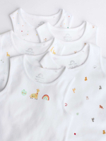 Боди без рукавов для малышей Next K79-884, 5 шт., Белый