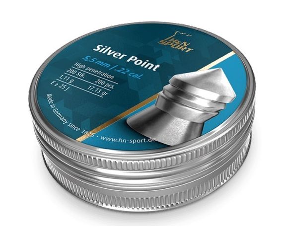 Пули H&amp;N Silver Point 5,5 мм, 1,11 г (200 штук)