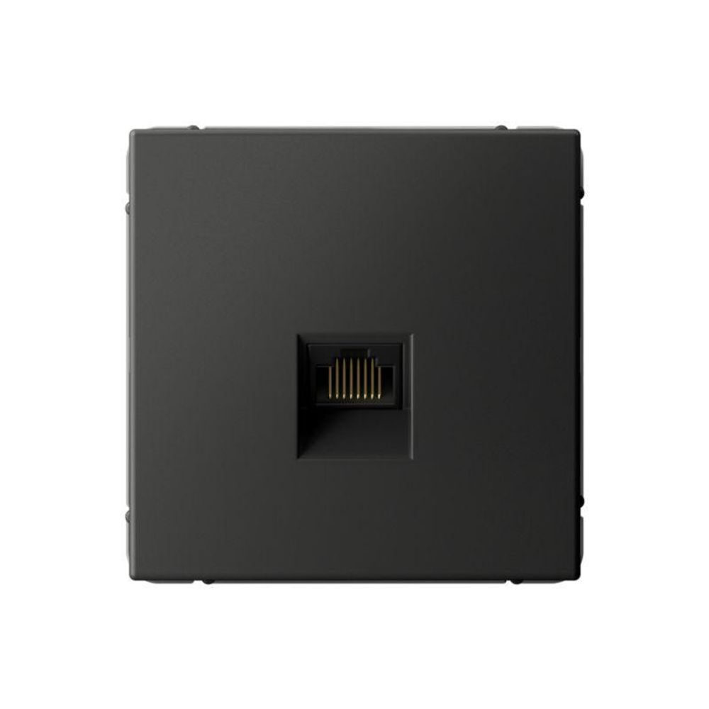 Розетка компьютерная ArtGallery RJ45 кат.6A механизм базальт SE GAL001486