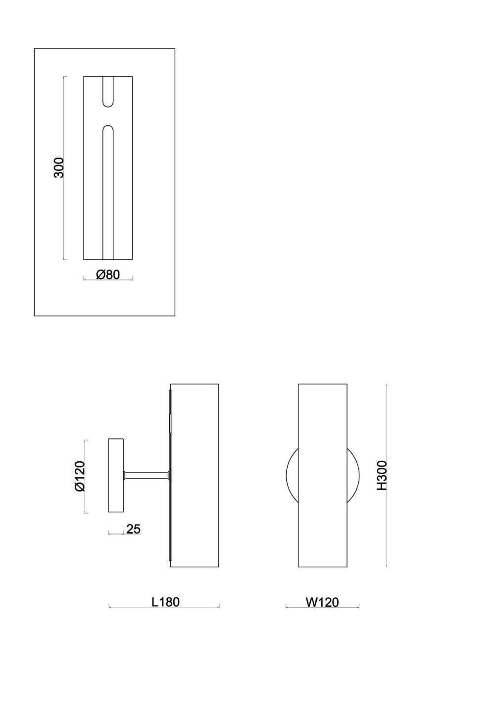 Настенный светильник (бра) Freya FR5368WL-02BS