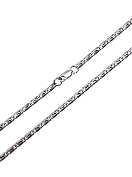 Цепь из серебра/Двойная спираль/Родий