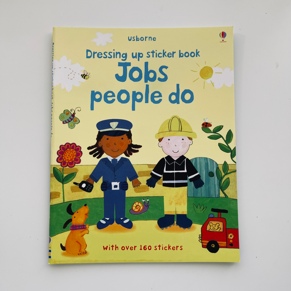 Dressing up Sticker Book. Jobs People Do.