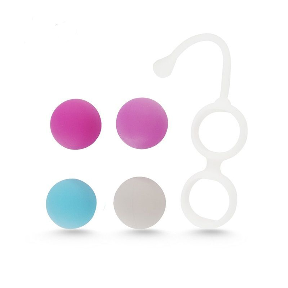 Набор для вумбилдинга: силиконовая оболочка и 4 шарика разного веса. (Цвет: разноцветный)
