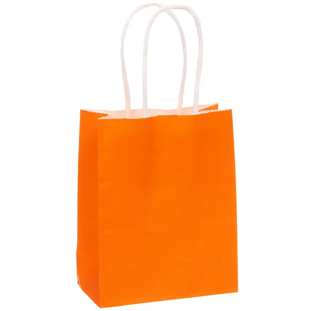 Пакет подарочный «Классика» 15*12*6 см, оранжевый