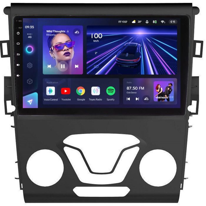 Магнитола для Ford Mondeo 5 2015-2019 - Teyes CC3L на Android 10, CarPlay, 4G SIM-слот