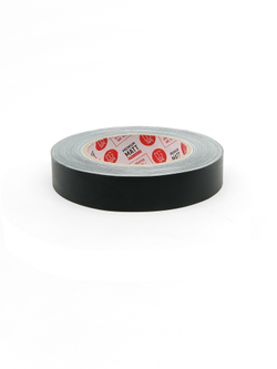 Супер Клейкая! Супер Матовая прочная лента на тканевой основе 145MESH - Gaffer Tape@MATT STRONG - Гаффа тейп 25мм/25м - Черный