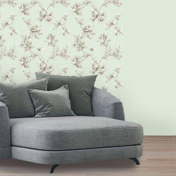 Обои бумажные Д995-04 Деревце, флористика, под текстиль 0,53х10,05 м