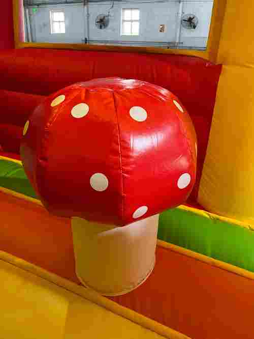 Коммерческий надувной батут «Страна Сафария 3» с крышей, 10x5x5 м