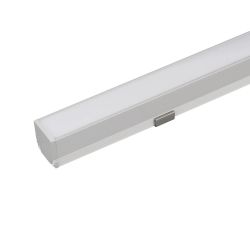 Профиль с экраном SL-SLIM20-H20-2000 ANOD+OPAL (Arlight, Алюминий) 036836