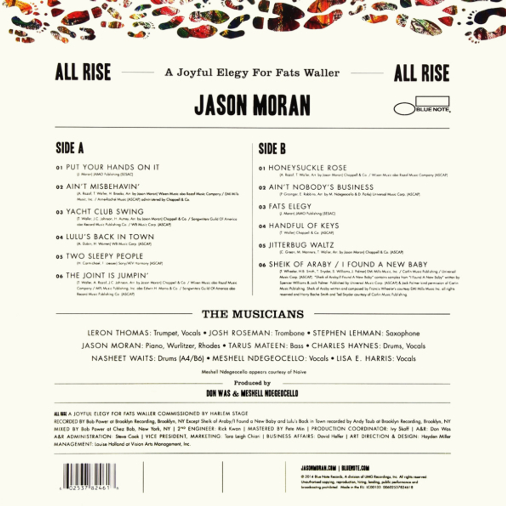 Jason Moran / All Rise: A Joyful Elegy For Fats Waller (LP)
