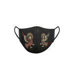 Маска Варгградъ чёрная «Череда» трёхслойная