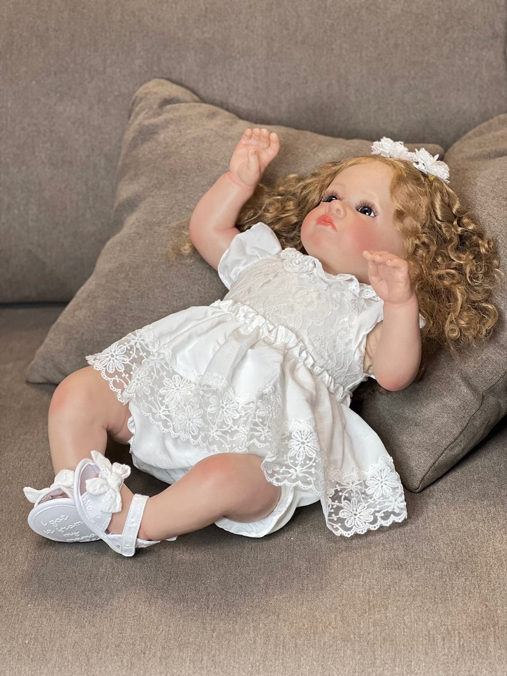 Кукла Реборн мягконабивная 60см в пакете (FA-590)