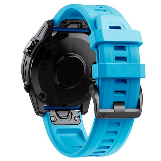 Ремешок QuickFit 20 мм для Garmin Fenix 7S, Fenix 6S, Fenix 5S, Instinct 2S, Epix Pro Gen 2 (42 mm) силиконовый быстросъемный