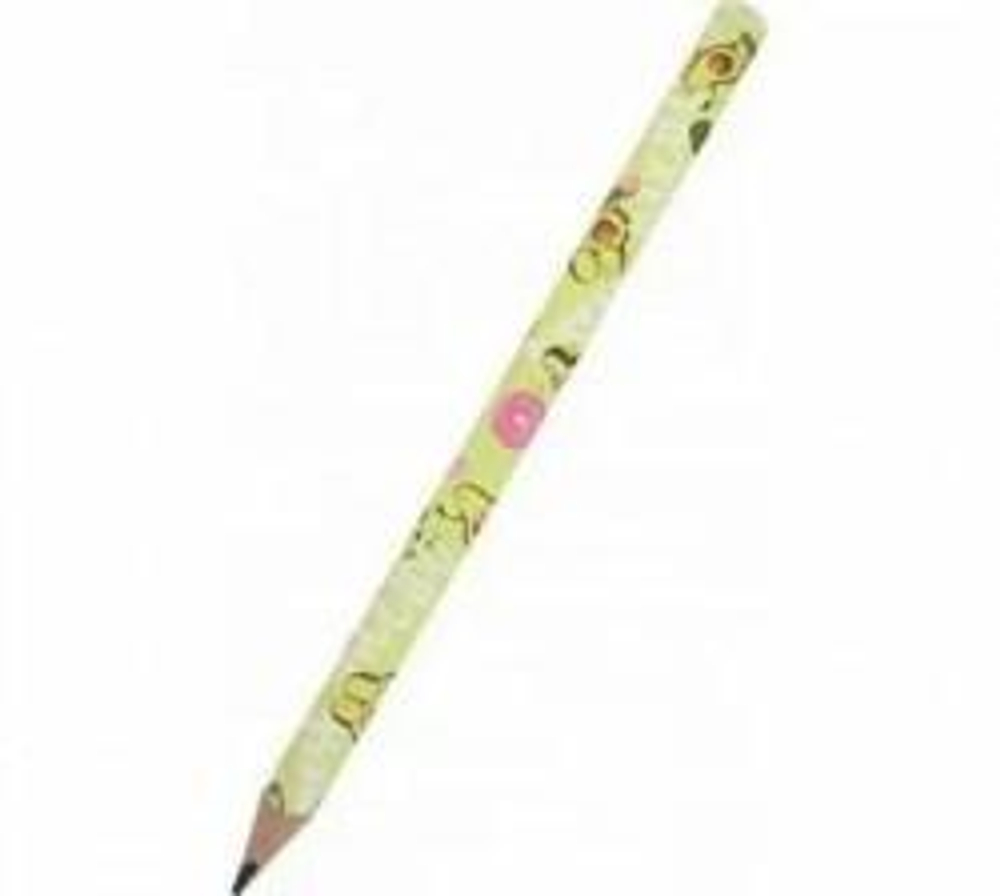 Карандаш ч/г 3,5мм "HappyGraphix Jumbo. Авокадо. Модница" 4В (Альт)