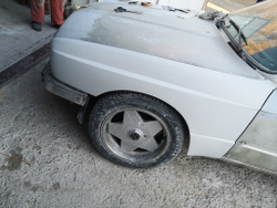 BMW E30 M3 EVO Передняя правое крыло (Реплика "Стекловолокно")