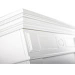 Каминокомплект: Очаг Electrolux EFP/P-3020LS N, портал Bianco 30 белый, р/в