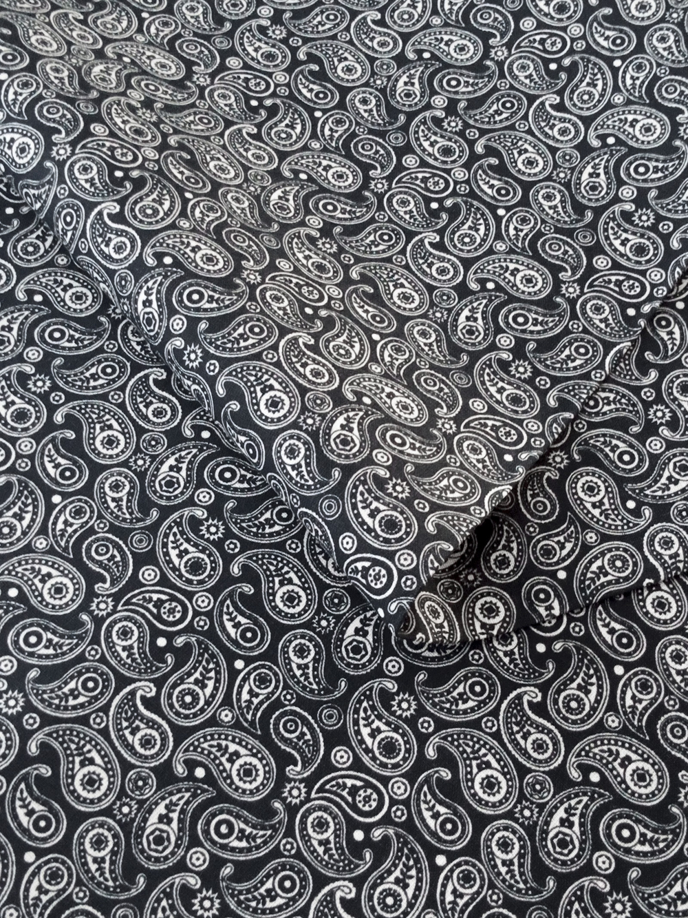 Ткань бязь плательная, рис. "Турецкий огурец", ширина 150 см, арт. 913