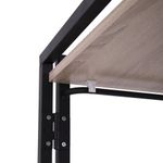 Стол BRABIX "Smart CD-010", 1000х505х795 мм, ЛОФТ, складной, металл/ЛДСП дуб, каркас черный, 641876