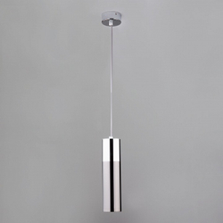 Подвесной светильник Eurosvet Double Topper 50135/1 LED хром/черный жемчуг 12W