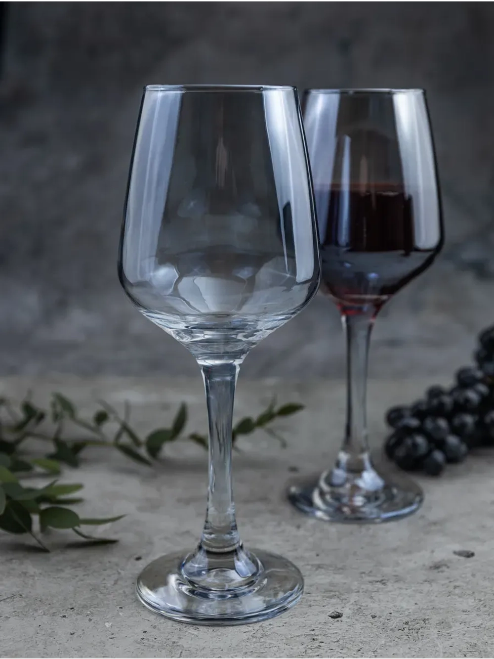 Набор бокалов для вина, 365 мл, 6 шт. Голубые