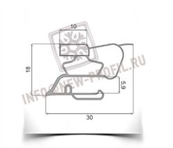 Уплотнитель для холодильника Норд DX 236-70-37 м.к 700*550 мм(015)