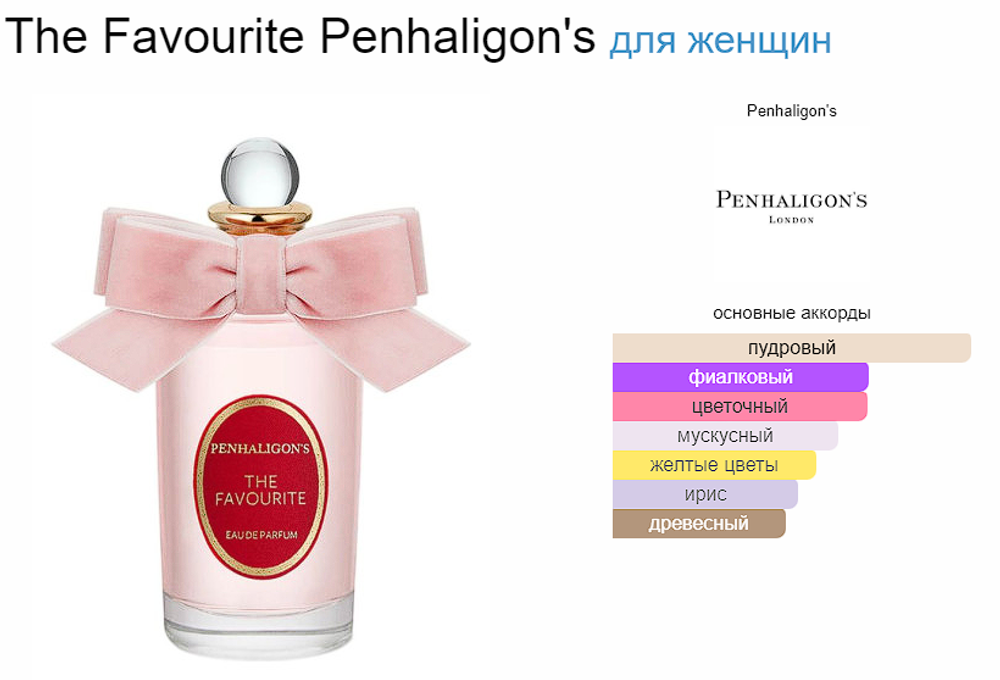 Penhaligon`s The Favourite 100ml (duty free парфюмерия)