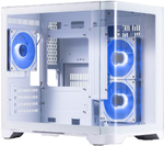 Корпус mATX 1STPLAYER UVIEW UV5 ARGB White