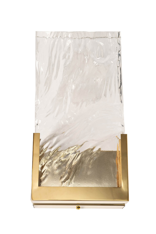 62GDW-930-200 Бра золото, стекло прозрач. 14*h27см