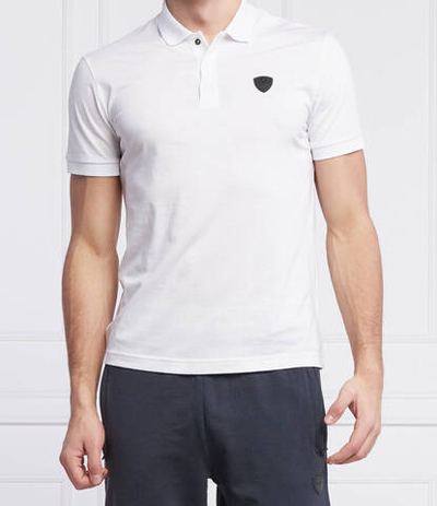 поло EA7 - белый(8NPF09 PJNQZ)