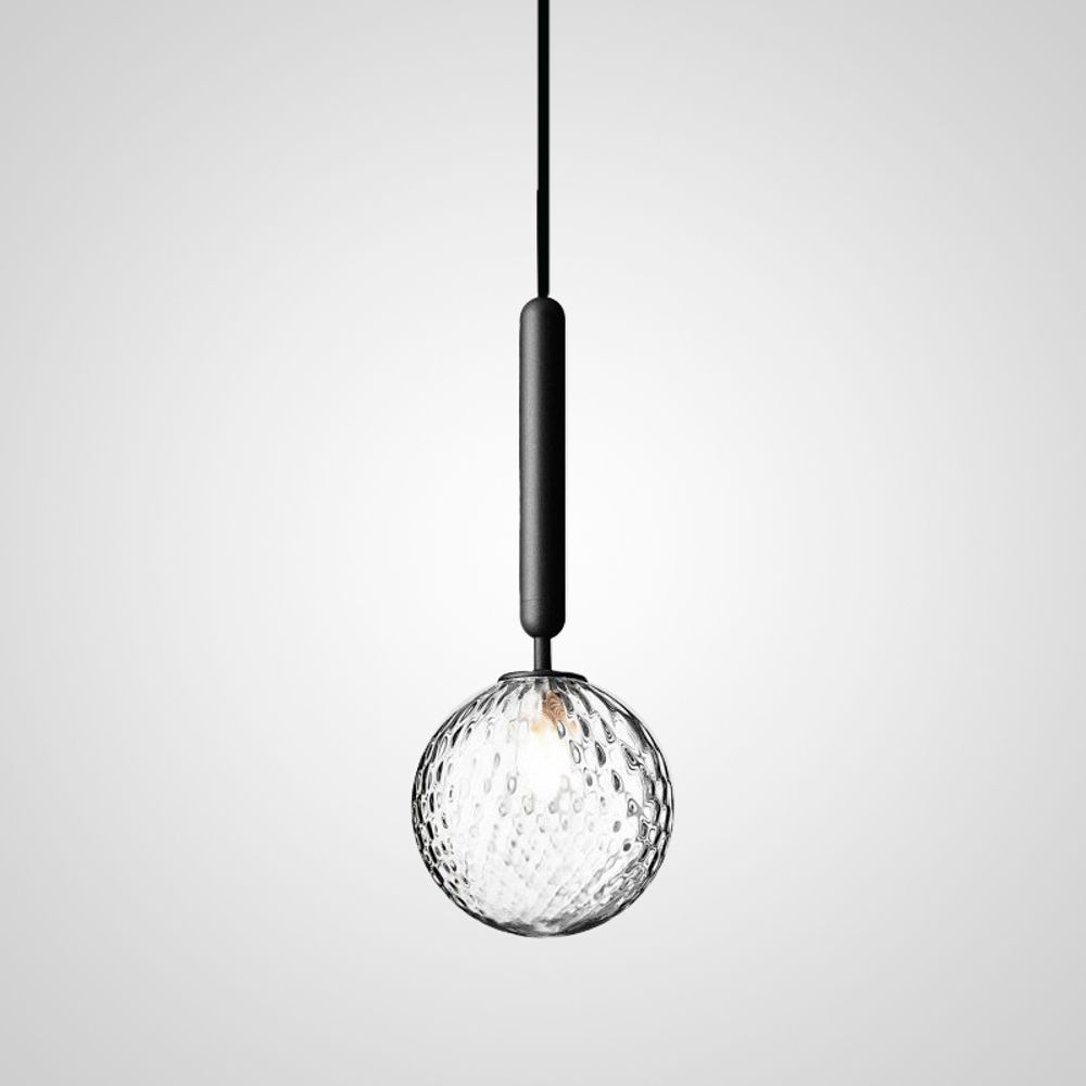 Подвесной светильник RAFFIN Black/Transparent