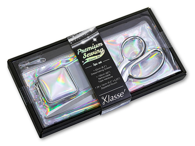 Набор из ножниц, рулетки и чехла