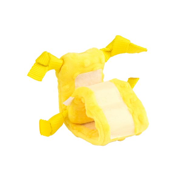 Сенсорная плюшевая улитка Playology PUPPY SENSORY SNAIL для щенков мелких и средних пород 8-16 недель с ароматом курицы, цвет желтый