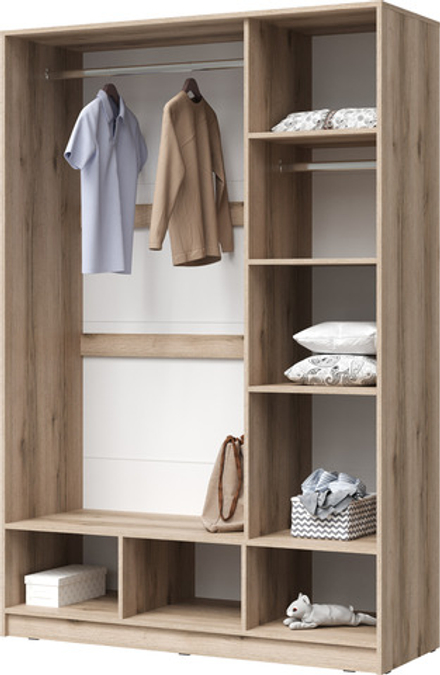 Шкаф 3-х створчатый с зеркалом Киви ШК-03