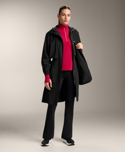 Oysho Термофутболка с застёжкой-молнией на половину длины, красный