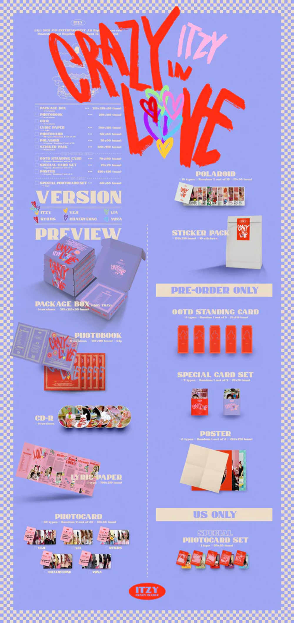 Альбом ITZY  - CRAZY IN LOVE
