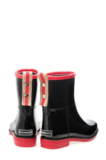 Сапоги BoomBoots Black&Red Flat (с утеплителем)