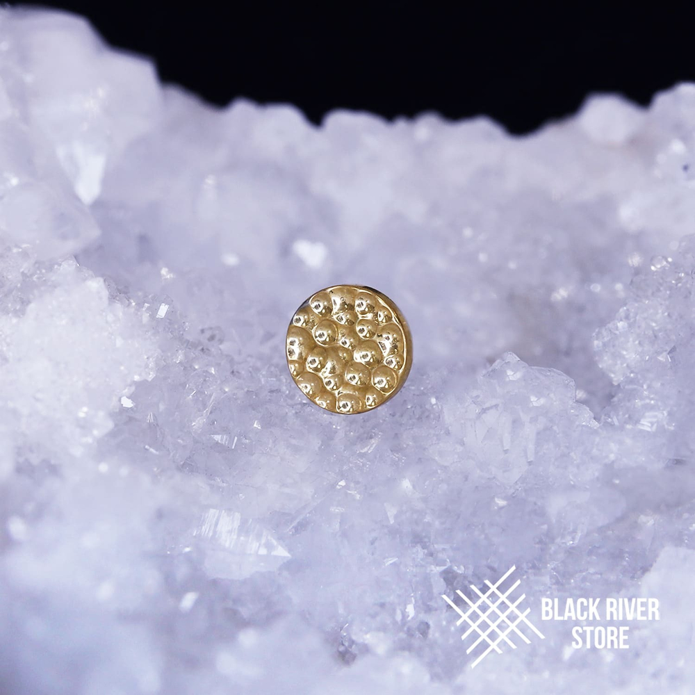 Round IG Incused PVD Yellow