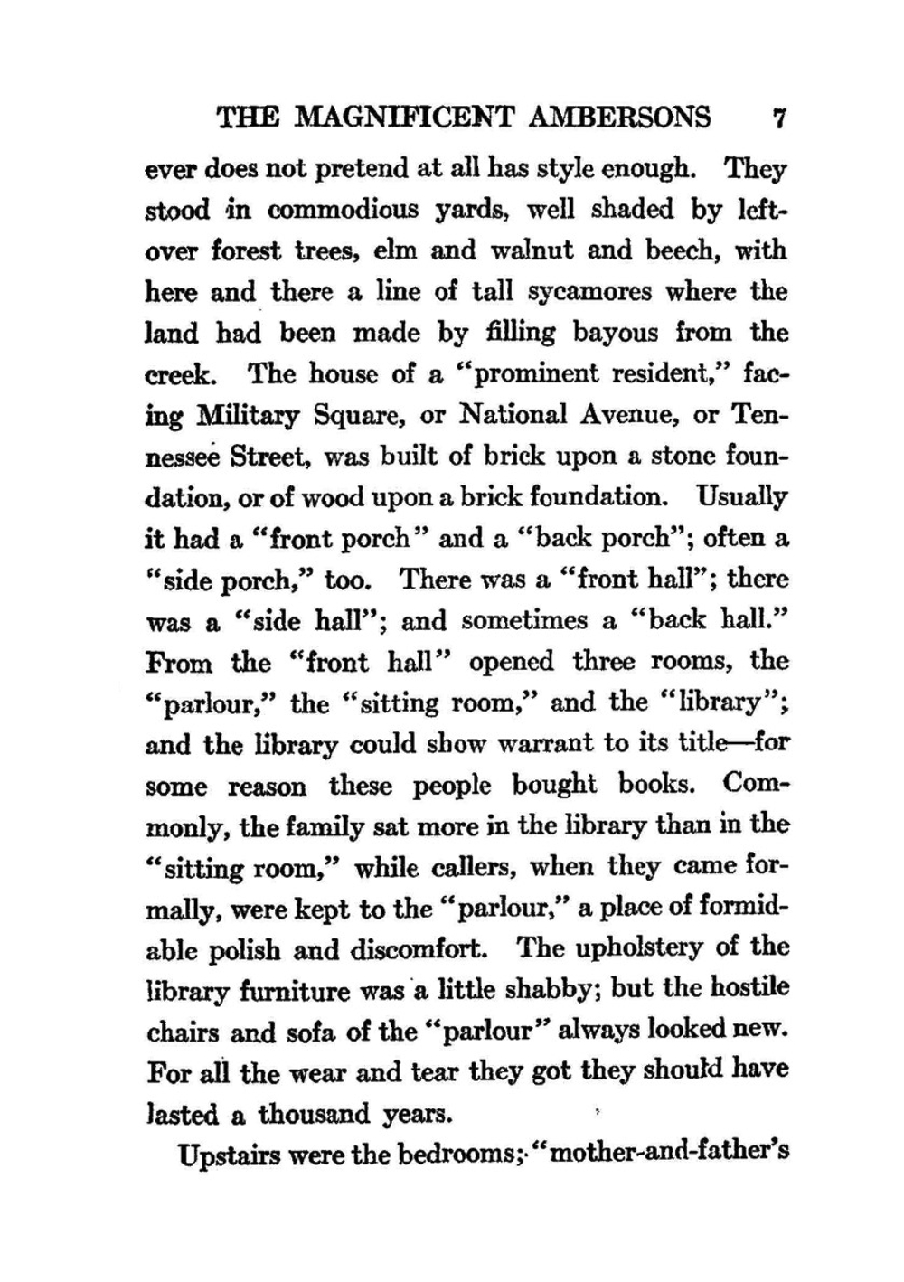 The magnificent Ambersons | B. Tarkington