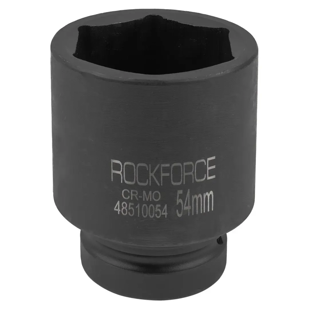 Головка ударная глубокая 1'', 54мм (6гр.) RockForce RF-48510054