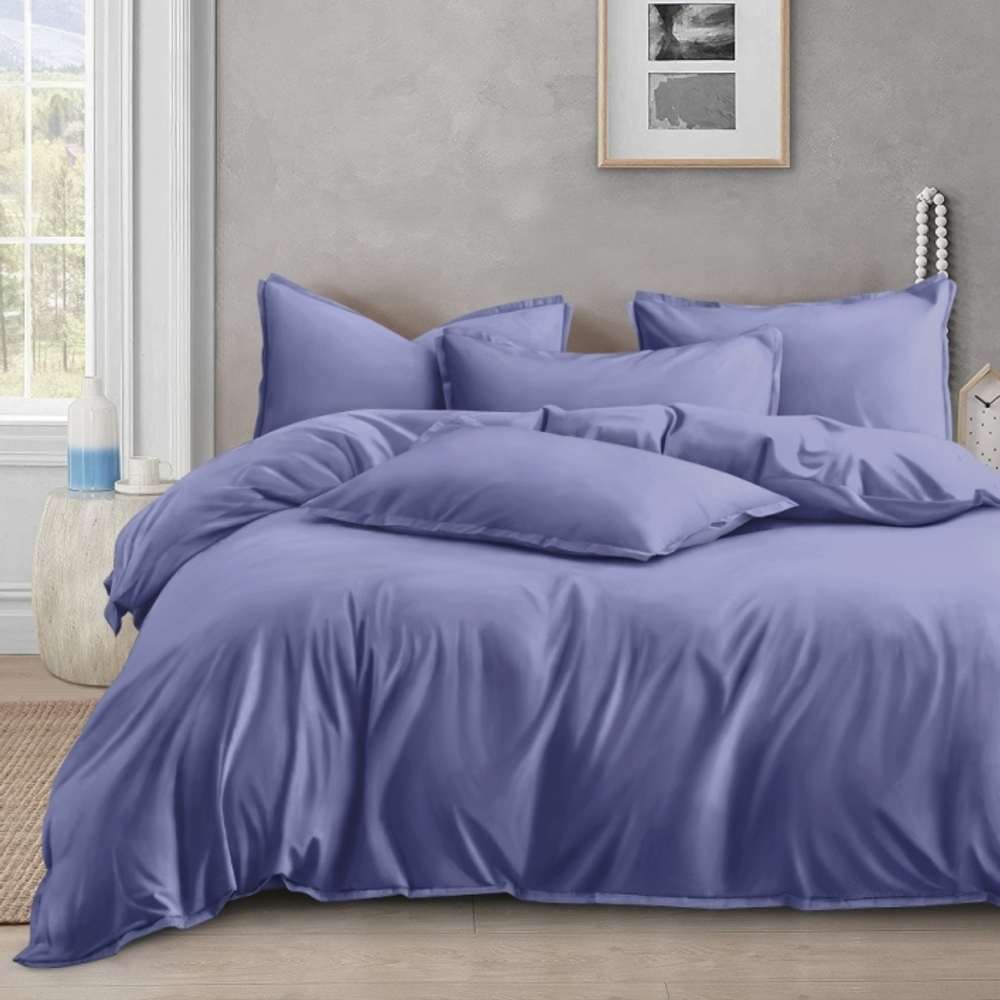 Постельное белье АльВиТек ОСА-007 сатин, лиловый