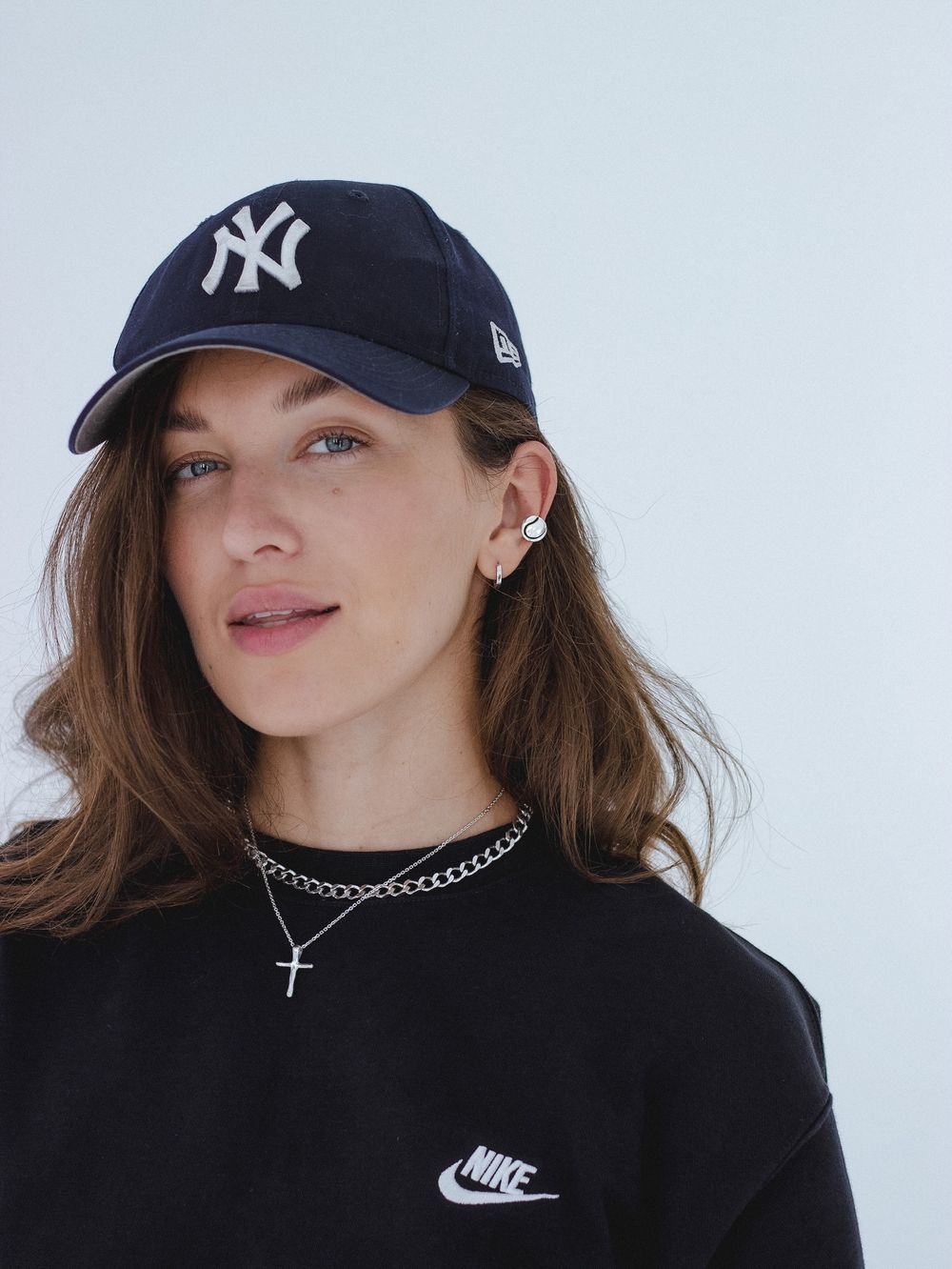 Колье крестик Слияние мини