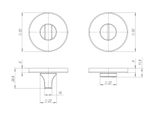 Завертка PUNTO BK6.R.ARC.R52 BL-24 черный