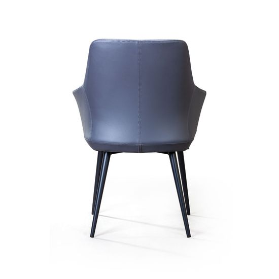 Стул с подлокотниками Frank, рогожка комби серый